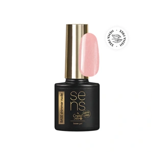 Crystal Nails Sens HEMA Free Base gel - Shimmer Nude 4ml főképe